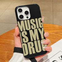 Funda de Teléfono Creativa Personalizada con Arte de Música Amor Tendencia Inglesa para iPhone - details 1
