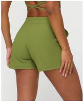 Pantalones Cortos de Yoga de Nylon para Mujer Ajuste Suelto, Manga de Cinturón, Secado Rápido, Transpirable con Bolsillos Ideal para Yoga y Deportes - details 2