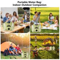 Bolsa de Almacenamiento de Agua Plegable de 8L Sin Salidas, Ajustable, Portátil, Adecuada para Acampar, Senderismo, Montar, Deportes al Aire Libre - details 4