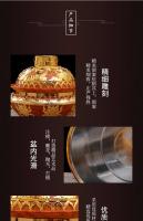 Xizang-utensilios budistas tibetanos, ocho cajas de tsamba auspiciosas, Baibao, decoración de plato de fruta para el hogar y la sala de estar - details 2