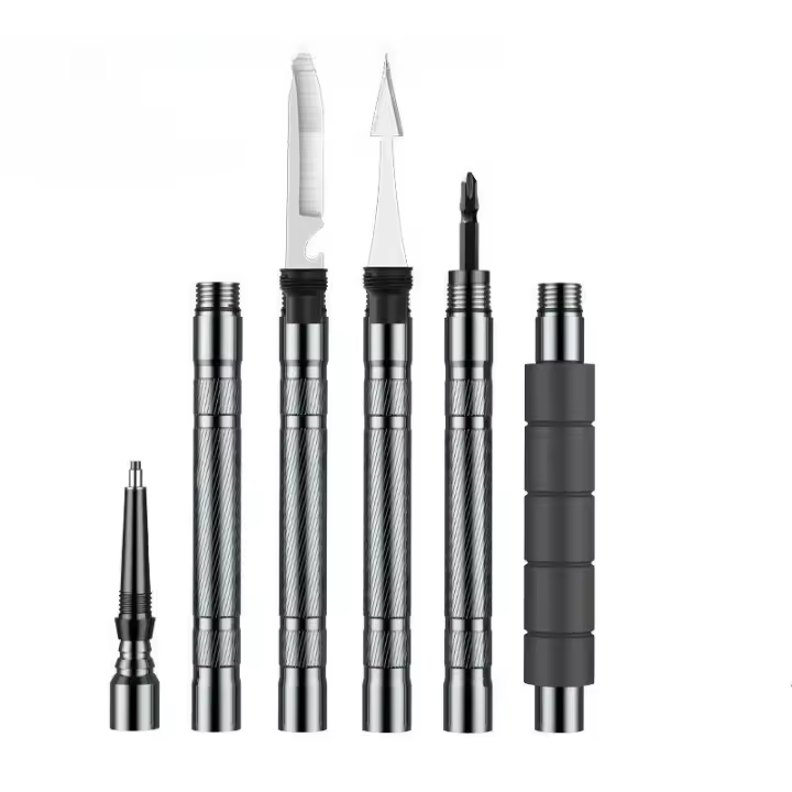 Palo De Caminar CEOI GWOK Para Senderismo Y Escalada Plegable Multifuncional Con Punta De Acero Y Mango De EVA Para Aficionados Al Exterior - 1