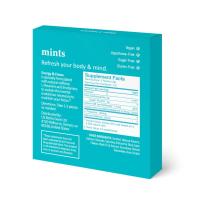 Mints Nootropic Energy Caffeine Mints 40 mg de cafeína 60 mg de L-teanina Brain Power - details 1