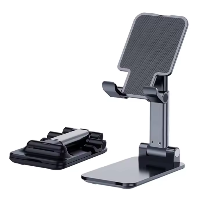 Soporte de Teléfono Móvil Ajustable Almohadilla de Silicona Plegable y Compatible con Todos los Teléfonos Ideal para Uso en Escritorio - 1