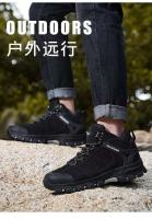 2024 zapatos de senderismo al aire libre de moda para hombre, de alta calidad, tobillo alto, suela duradera, suela dura, antideslizante - details 15