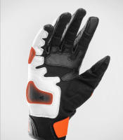 Guantes de moto de cuero para Motocross, equipo de equitación, fibra de carbono, pantalla táctil, reflectante, antideslizante, mujer - details 4