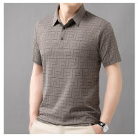 Polo de Moda de Verano para Hombres Alta Gama, Estampado, Manga Corta, Transpirable, Doble Apertura - details 14
