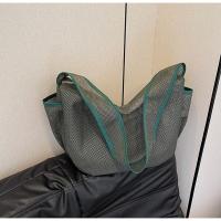Bolso de mano hueco de malla para ocio, bolso de hombro impermeable para playa y Fitness, bolsa de almacenamiento de gran capacidad para natación, uso diario - details 3