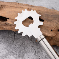 Scraper de Limpieza de Parrilla Multifuncional de Acero Inoxidable Herramienta de Limpieza de Ranuras para Barbacoa Duradera y Resistente al Desgaste - details 2