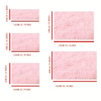 Alfombra Rosa Suave Para Sala De Estar, Dormitorio, alfombrillas De Felpa Rosa Y Peludas, 1 Pieza - details 2