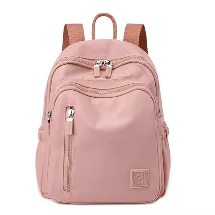 Mochila de hombre de color sólido, Bolsa Escolar Ligera and impermeable para estudiantes, Mini mopila portátil de gran capacidad, mochila de viaje - 1