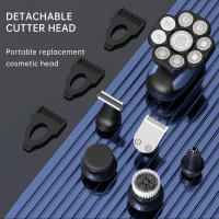 Afeitadora Eléctrica Flotante Hatteker 9D Cortadora de Pelo 6 en 1 para Barba y Cuerpo Pantalla LED - details 5