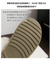 Un pedal de fondo plano bolsa cabeza perezosa medias zapatillas de terciopelo zapatos de mujer de gran tamaño. - details 7