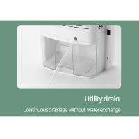 Deshumidificador silencioso para habitación, deshumidificador eléctrico con tanque de agua de 2,5 L y apagado automático, 42 W - details 7