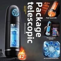 Copa de Masaje Automática Juguete Sensual para Hombres con Cinturón Pendiente Telescópico de Manos Libres - details 6