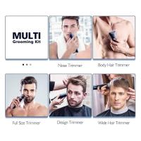 Recortador de pelo ajustable todo en uno para hombres, afeitadora corporal profesional, cortadora de pelo, recargable por usb, litio - details 1