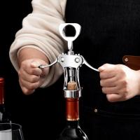Abridor de vino Premium plateado, abridor de botellas de vino tinto, multifuncional, Manual, aleación de Zinc, 6,86 pulgadas - details 7