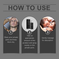 Cuidado corporal para hombres para aliviar las molestias Spray de masaje ligeramente hidratante diario - details 2