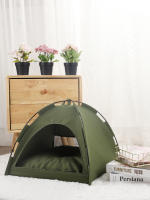 Tienda de campaña para mascotas, cama de casa para gatos, cojines cálidos, muebles, sofá, cesta, camas de invierno, tiendas de campaña para gatitos - details 1