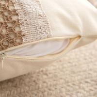 Funda de almohada bohemia de lino y algodón para decoración del hogar, funda de almohada nórdica de 45CM, funda de cojín con borlas estilo INS para sala de estar/oficina - details 10