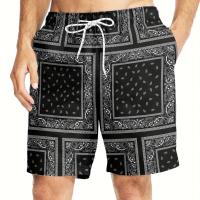 Traje de Baño de Playa Hawaiiana 3D Impreso Traje Corto de Surf Casual para Hombres en Verano - details 2