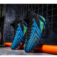 Zapatillas de deporte de tobillo alto para hombre, zapatos de fútbol para niños, tacos largos para exteriores, zapatos de fútbol profesionales, zapatos de calcetín - details 27