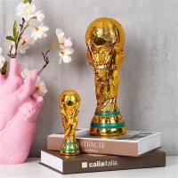 Trofeos de fútbol de resina dorada, decoraciones de resina, regalos para fanáticos, manualidades de decoración para el hogar y la oficina - details 10