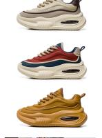 Zapatos deportivos informales con colchón de aire para hombre, zapatos de algodón con aislamiento grueso y felpa y suela aumentada - details 1