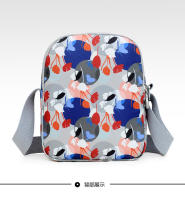 Nuevo bolso de tela de flores de hombro, bolso de mensajero informal de moda, mochila pequeña de compras - details 28