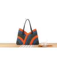 Bolso de Mano Tejido a Mano Colorido Bolso de Playa de Verano para Mujer - details 1