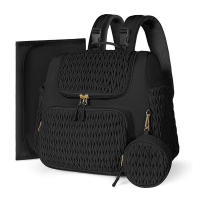 Bolsa de montañismo para mamás, bolsa colgante para cochecito, mochilas para pañales de gran capacidad con cambiador, cómodas bolsas de lactancia para bebés - details 2