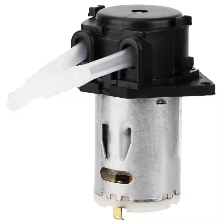Bomba dosificadora, cabezal de tubo peristáltico DIY para análisis químico de laboratorio de acuario (negro 24v 3*5) - 1