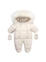 Pijamas calientes y gruesos para bebés, abrigos de lana con capucha interior, abrigos para niños y niñas, recién nacidos - details 20