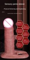 Funda de silicona reutilizable Leten para retrasar la eyaculación, alargador súper suave, condón para parejas, juguetes sexuales para hombres - details 9
