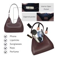 Bolso de nicho, bolso de mujer, bolso de hombro de moda, sensación de alta gama para mujer, estilo de PU, bolso retro para axila - details 15
