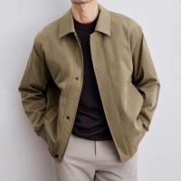 Chaquetas informales de otoño para hombre, abrigos con cuello vuelto - details 1