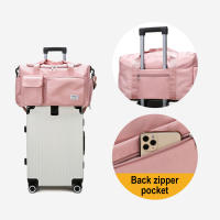 Bolso Deportivo para Mujer Bolso de Gimnasio Bolso de Mano para Yoga Separación Wet And Dry Bolso Cruzado para Fitness Equipaje de Viaje Bolso de Hombro para Zapatos Material de Nylon Fabricado en China - details 6