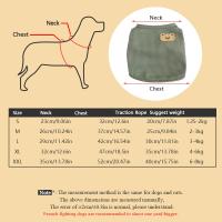 Chaleco para perros, ropa para gatos, cuatro colores de tela de poliéster, transpirable, resistente al sudor, fácil de limpiar, visualización divertida - details 0