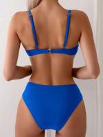Bikini sexy, traje de baño de dos piezas, conjunto de bikini de cintura alta, traje de baño para mujer con realce, ropa de playa 2025 - details 9
