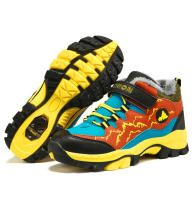 Zapatos de senderismo para niños de alta calidad, zapatos cálidos antideslizantes de lana para exteriores para niños y niñas, botas de nieve impermeables cómodas para invierno - details 18