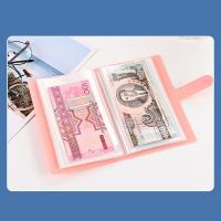 Álbum de colección de 100 billetes de gran capacidad, libro de almacenamiento de dinero impermeable a prueba de polvo, libro de tarjetas de billete de hoja interior de estilo coreano - details 27