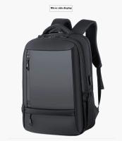 Mochila multifuncional para ordenador, bolsa de viaje de gran capacidad, impermeable, Simple, con carga USB, 2024 - details 4