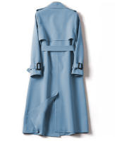 Gabardina de estilo británico para mujer, abrigo de rodilla para primavera y otoño, 2024 - details 15