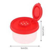 Mini botella de sal y pimienta para picnics, cocina al aire libre, plato frío VIE, dispensador de latas con sello de especias de plástico, contenedor de condimentos - details 4