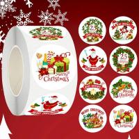 Pegatinas DIY 500 Uds etiquetas de sello para fiesta de Navidad, paquetes para hornear, decoración de papelería - details 4