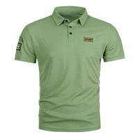 NOVEDAD DE VERANO 2025, Polo para hombre, camiseta de manga corta con cuello informal empalmado con icono de talla europea - details 3