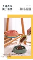 Bol para Comida Lenta para Mascotas Engrosado Antideslizante en Varios Colores - details 6