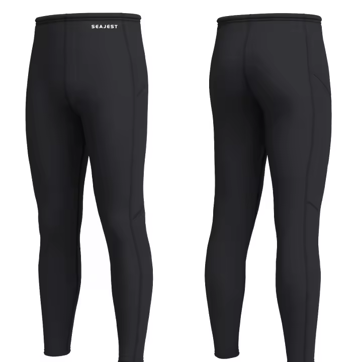 Pantalones de buceo profesionales de neopreno para hombres, mallas gruesas y cálidas de estiramiento medio - 1