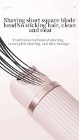 Barba para mujer, Bikini, axila, recortadora femenina, depiladora impermeable, Afeitadora eléctrica 2 en 1, maquinilla de afeitar Facial para mujer - details 10