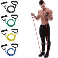 Bandas de resistencia con asas para hombre y mujer, equipo de entrenamiento de fuerza en casa,colores aleatorios - details 0