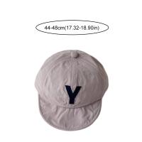 Gorra de béisbol coreana con letras para verano, gorro fino de secado rápido para niños, gorro con visera transpirable para exteriores, gorra con protección solar para bebés, niños y niñas - details 0